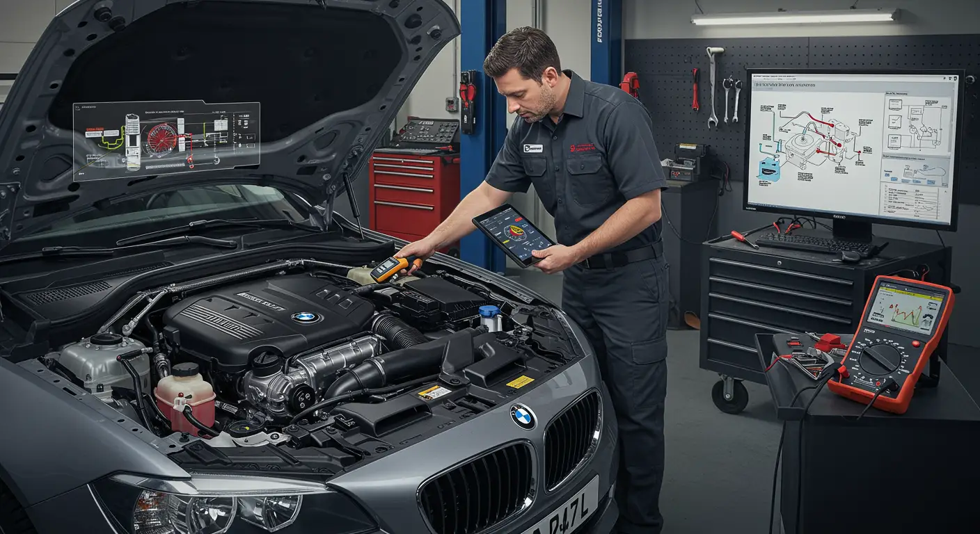 An infographic in Romanian detailing the reasons why an automotive air conditioning system may frequently cycle on and off, including potential causes such as low refrigerant levels, faulty pressure switches, or electrical issues.
