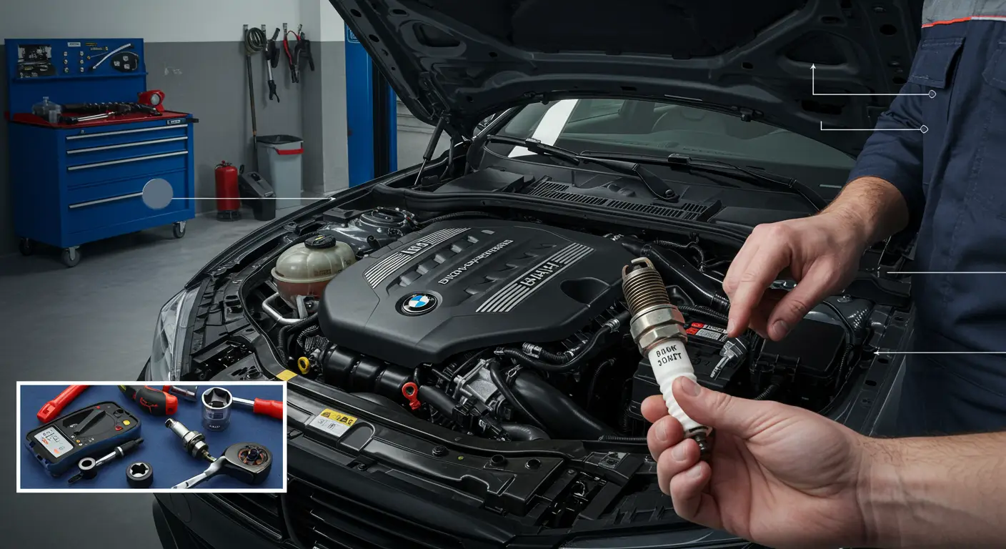 Bujii defecte pot cauza pornirea greoaie a motorului, scăderea performanței, consumul crescut de combustibil și rateuri, iar pentru a le verifica, trebuie să le inspectați vizual pentru depuneri de carbon, erodare sau crăpături și să le testați cu un multimetru pentru continuitate.