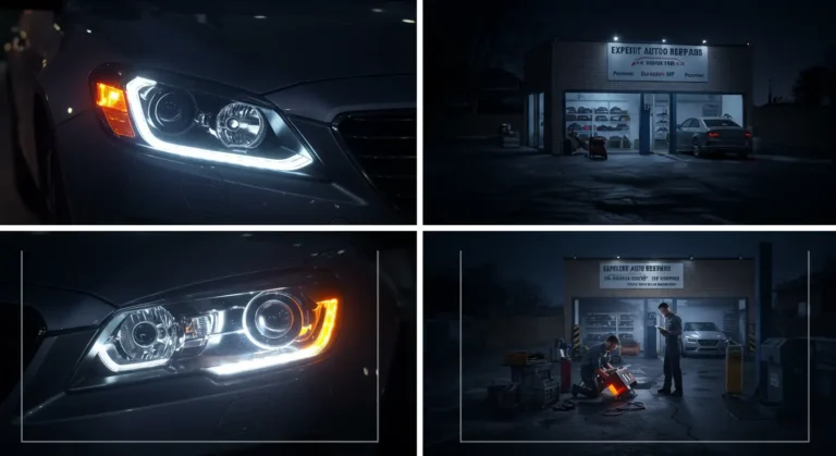 Cauze frecvente și soluții pentru faruri pâlpâitoare: baterie slabă, conexiuni slăbite, alternator defect. Verificare și remediere recomandate pentru siguranță auto.
