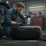 Diagnoză scurgeri lente anvelope: cauze și soluții. Identificare pierderi aer, verificare valve, aplicare soluții etanșare. Automotive.