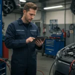 Diagnosticarea problemelor cu sistemul de management al bateriei (BMS) defect în automobile.
