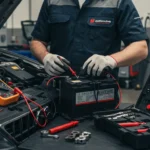 Titlu imagine: Identificare și remediere probleme încărcare excesivă baterie auto. Descriere: Ghid pas cu pas pentru diagnosticare și soluționare.