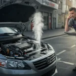 Mașina se supraîncălzește la ralanti: cauze și soluții – Răcire ineficientă, ventilator defect, scurgeri lichid răcire. Verificare sistem răcire și ventilator.