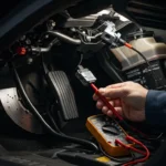 Imagine descriere: "Diagnosticare senzor poziție pedală frână defect: simptome, reparații auto - ghid pas cu pas." Nume fișier: "diagnosticare_senzor_poziție_frână_auto.jpeg"