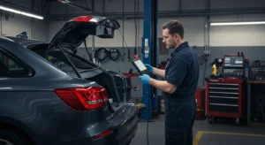 Sistem portbagaj automat defect: simptome și soluții autoturisme. Ghid diagnosticare probleme, reparații, întreținere eficientă.