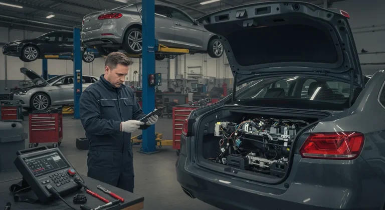 Diagnosticul defecțiunilor sistemului de portbagaj electric: simptome și soluții auto, descriere vizuală.