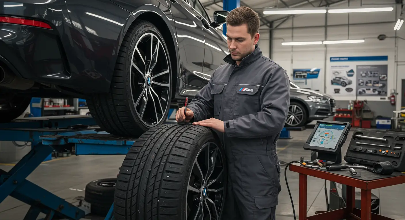 Identificarea și repararea daunelor la peretele lateral al anvelopei implică inspectarea atentă a materialului pentru tăieturi, umflături sau fisuri și, de obicei, necesită înlocuirea anvelopei dacă daunele sunt semnificative, deoarece peretele lateral nu poate fi reparat în mod fiabil.