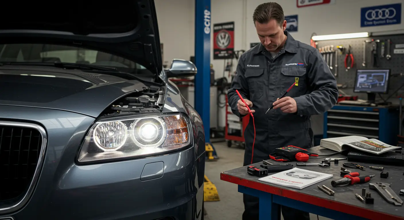 Lumina farurilor auto poate pâlpâi din cauza bateriei slabe, a alternatorului defect sau a conexiunilor electrice slabe, iar problema poate fi rezolvată prin verificarea și, dacă este necesar, înlocuirea acestor componente.