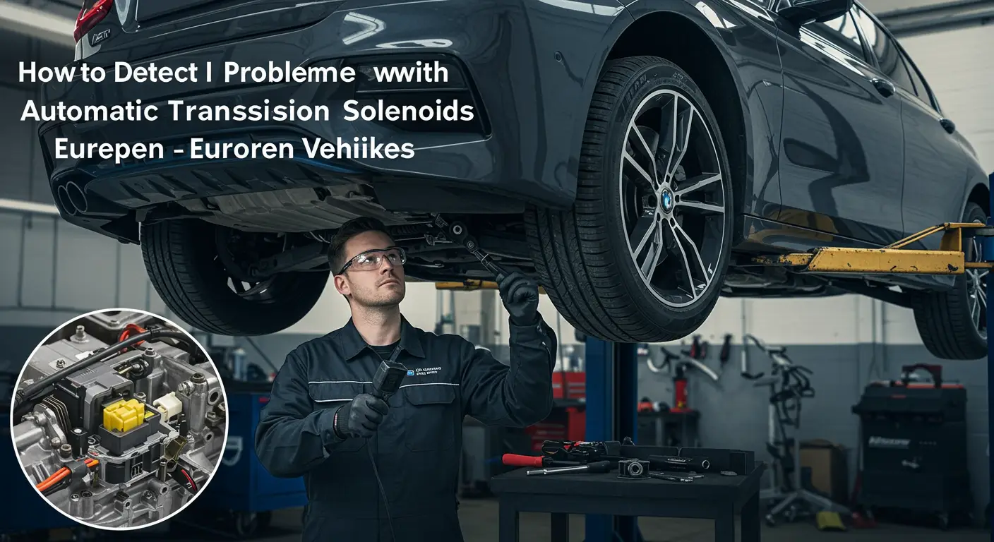 Pentru a detecta problemele cu solenoizii din transmisia automată, monitorizați simptome precum dificultăți la schimbarea vitezelor, zgomote neobișnuite sau aprinderea indicatorului „Check Engine” și utilizați un scanner OBD-II pentru a verifica codurile de eroare.