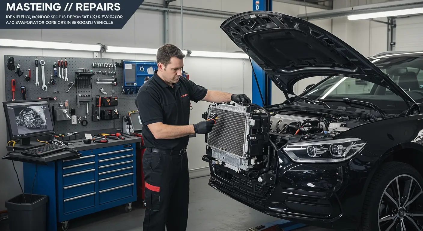Pentru a identifica și repara un evaporator A/C defect, verificați scurgerile de freon sau mirosurile neplăcute, apoi remediați problema prin înlocuirea evaporatorului cu unul nou și asigurați-vă că sistemul este etanș și corect reîncărcat cu refrigerant.