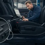 Diagnoză și reparare probleme funcție memorie scaun auto, instrucțiuni și soluții ilustrate pentru reglaje corect funcționale.