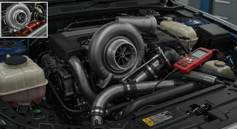 "Turbocompresor Defect: Simptome și Diagnosticare. Probleme auto comune includ pierderi de putere, fum excesiv și sunete neobișnuite."