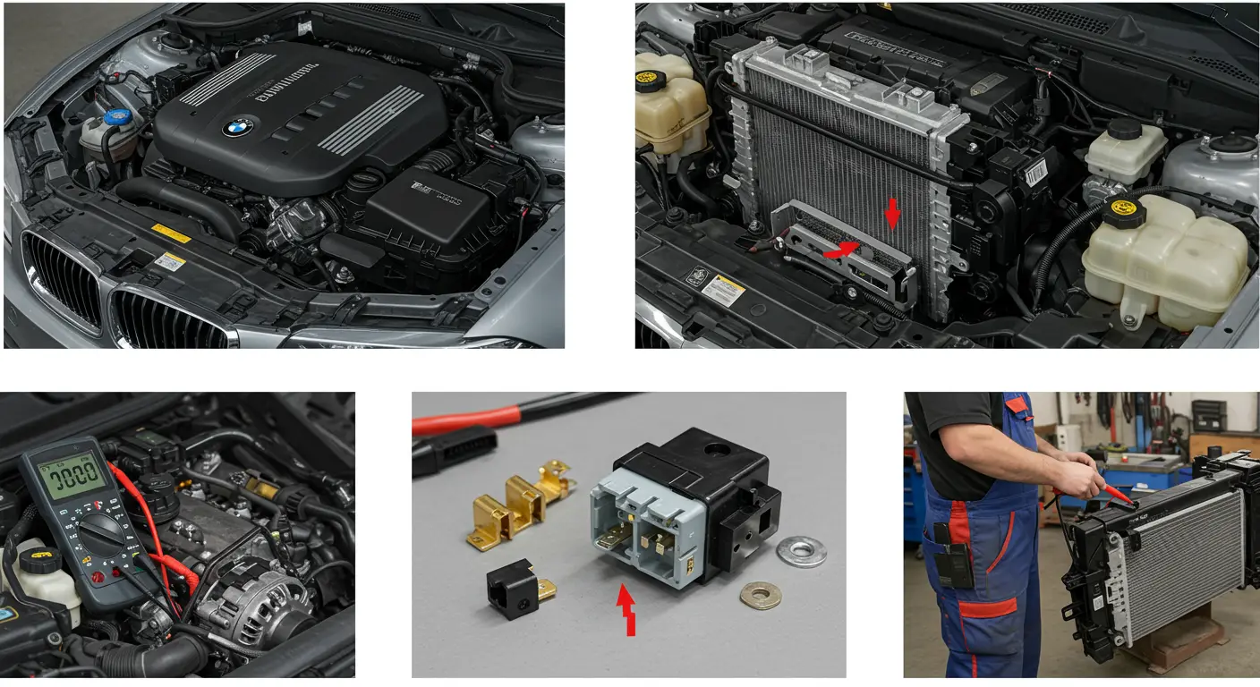 Recunoașterea semnelor de defectare a releului ventilatorului de răcire implică identificarea simptomelor precum supraincălzirea motorului sau funcționarea continuă a ventilatorului și necesită diagnosticarea și repararea problemei prin verificarea și înlocuirea componentelor defecte.