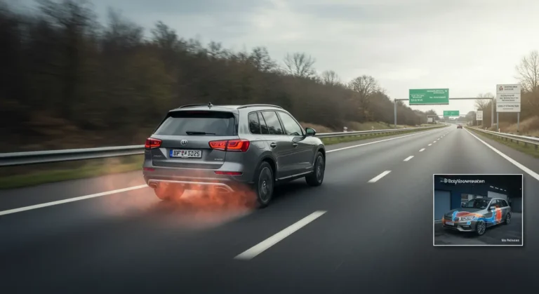 Regenerare filtru DPF în timpul condusului; proces automat eliminare funingine, îmbunătățire performanță motor. Imagine auto descriind funcționarea filtrului de particule diesel.
