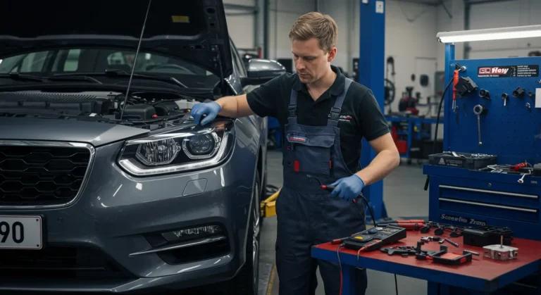 Identificare și reparare probleme DRL auto: diagrame, unelte necesare, becuri de schimb, pași siguranță, tutorial vizual detaliat.