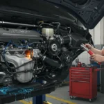 Scurgeri lichid servodirecție: simptome, cauze și reparații auto. Ulei pe teren, direcție greoaie, zgomote anormale. Verificați și reparați urgent.