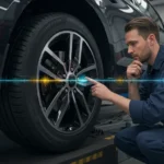 Roată cu zgomot, vibrații sau joc; simptome rulment uzat, diagnosticare și reparare auto.