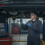 Imagine auto: semnele unui convertor catalitic înfundat, diagnosticare și reparație; simptome, soluții și întreținere pentru performanță optimă vehicul.