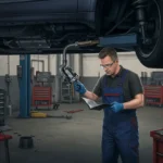 Semne comune ale unei pompe de servodirecție defecte: diagnostic și reparație auto. Include zgomote, scurgeri și direcție dificilă.