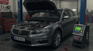 Simptome TCM defect: schimbări dure viteze, lumini avertizare bord, accelerație instabilă. Diagnostic: scanare coduri eroare, testare conexiuni electrice.