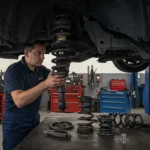 "Simptome probleme arcuri suspensie: sunete ciudate, vehicul înclinat, manevrabilitate redusă. Ghid înlocuire și diagnostic. Automotive."