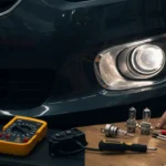 Descriere imagine: Simptome și soluții pentru faruri de ceață defecte: iluminare slabă, întreruperi; verificare conexiuni, înlocuire bec, curățare contact. Nume imagine: simptome-solutii-faruri-ceata.