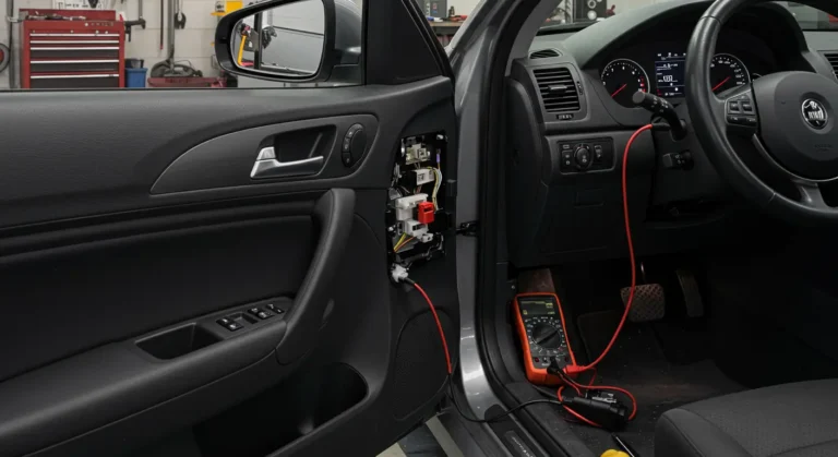 Descriere imagine: Diagnosticare probleme electrice geamuri electrice auto: simptome și soluții. Tutorial auto util.