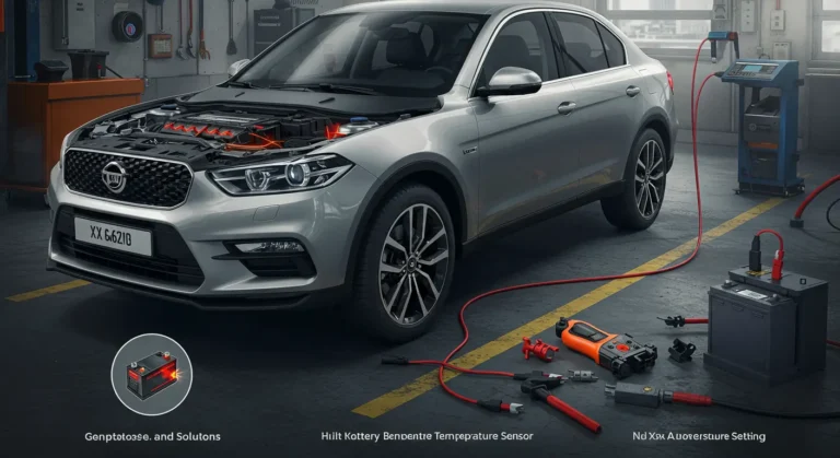 Simptome și soluții pentru senzor defect de temperatură a bateriei auto: supraîncălzire, încărcare lentă, înlocuire senzor, verificare conexiuni, consultare service auto.