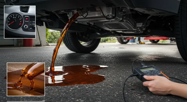 Semne ale răcirii uleiului de transmisie defecte – Simptome și soluții: scurgeri, supraîncălzire, miros ars, schimbări dure, soluții reparații auto.