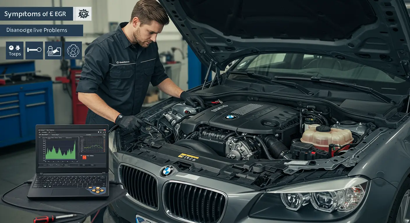 Simptomele problemelor supapei EGR includ scăderea performanței motorului, creșterea emisiilor și apariția unui sunet de detonație, iar diagnosticarea și repararea lor implică verificarea codurilor de eroare OBD-II, examinarea vizuală a supapei și, dacă este necesar, curățarea sau înlocuirea acesteia.