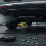 Simptome comune ale restricției sistemului de evacuare: pierdere putere, zgomot anormal, consum crescut combustibil, supraîncălzire motor.