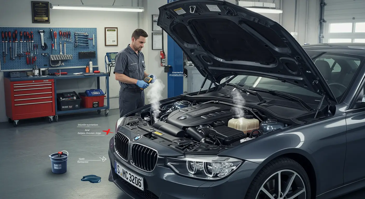 Simptomele supraîncălzirii motorului includ abur vizibil și indicatorul de temperatură ridicat, cauzate de scurgeri de lichid de răcire sau defecțiuni ale termostatului, iar răspunsul include oprirea imediată și verificarea sistemului de răcire.