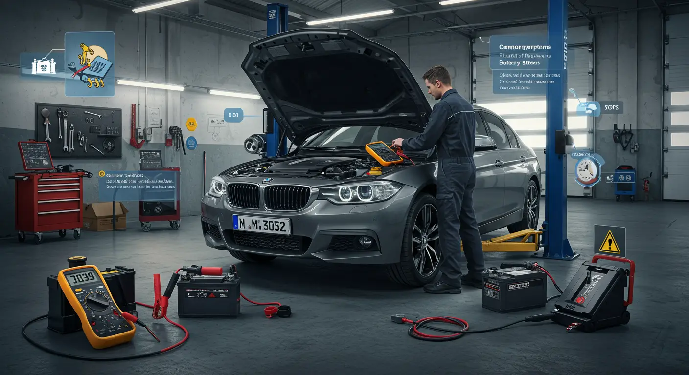 Simptomele unei baterii auto slabe sau pe moarte includ pornirea dificilă a motorului, lumini slabe și probleme electrice, iar soluțiile includ verificarea tensiunii bateriei, curățarea bornelor și, dacă este necesar, înlocuirea bateriei.