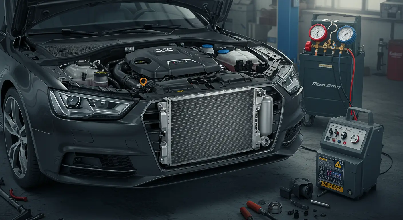 Simptomele unui condensator de A/C defect includ răcirea insuficientă a aerului, scurgeri de lichid de răcire și supraincălzirea motorului, iar diagnosticarea și remedierea implică verificarea vizuală a scurgerilor, testarea presiunii sistemului și, dacă este necesar, înlocuirea condensatorului.