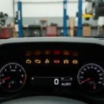 Martori de bord periculoși: lumini de avertizare roșii pentru frâne, motor, airbag și baterie indică probleme grave ce necesită atenție imediată.